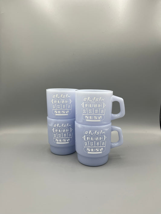 Rush Rush jade glass Mug 4 pieces